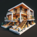 Desain Rumah Minecraft Modern Simple yang Elegan dan Fungsional