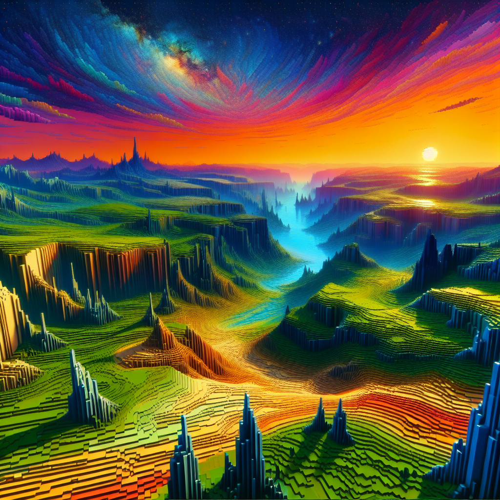 Exploring the Untamed Beauty of Minecraft's Endless Worlds